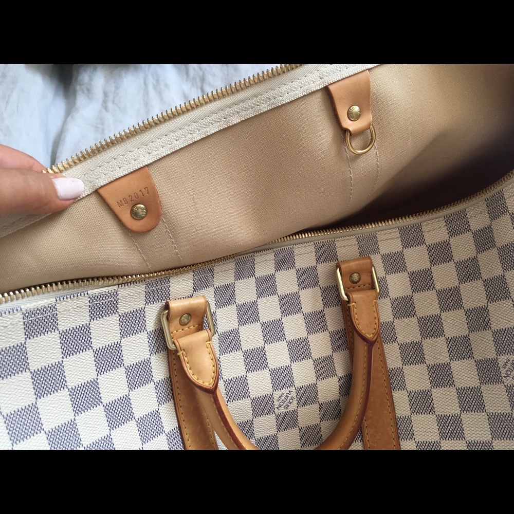 !!! SOLD !!! Louis Vuitton Keepall 55 Damier Azur - Picture 8 of 8